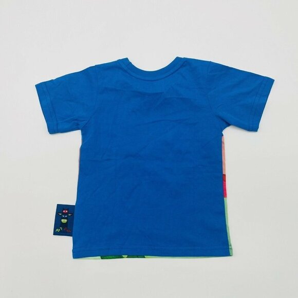 PJ Masks Unisex Toddler Size 2T Graphic Tee Short Sleeve Pajama Top Blue 284 - Picture 3 of 4